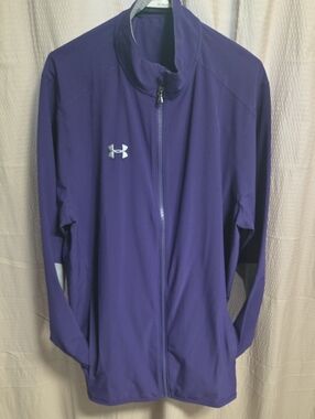 Under Armour Purple Athletic Full-Zip Jacket